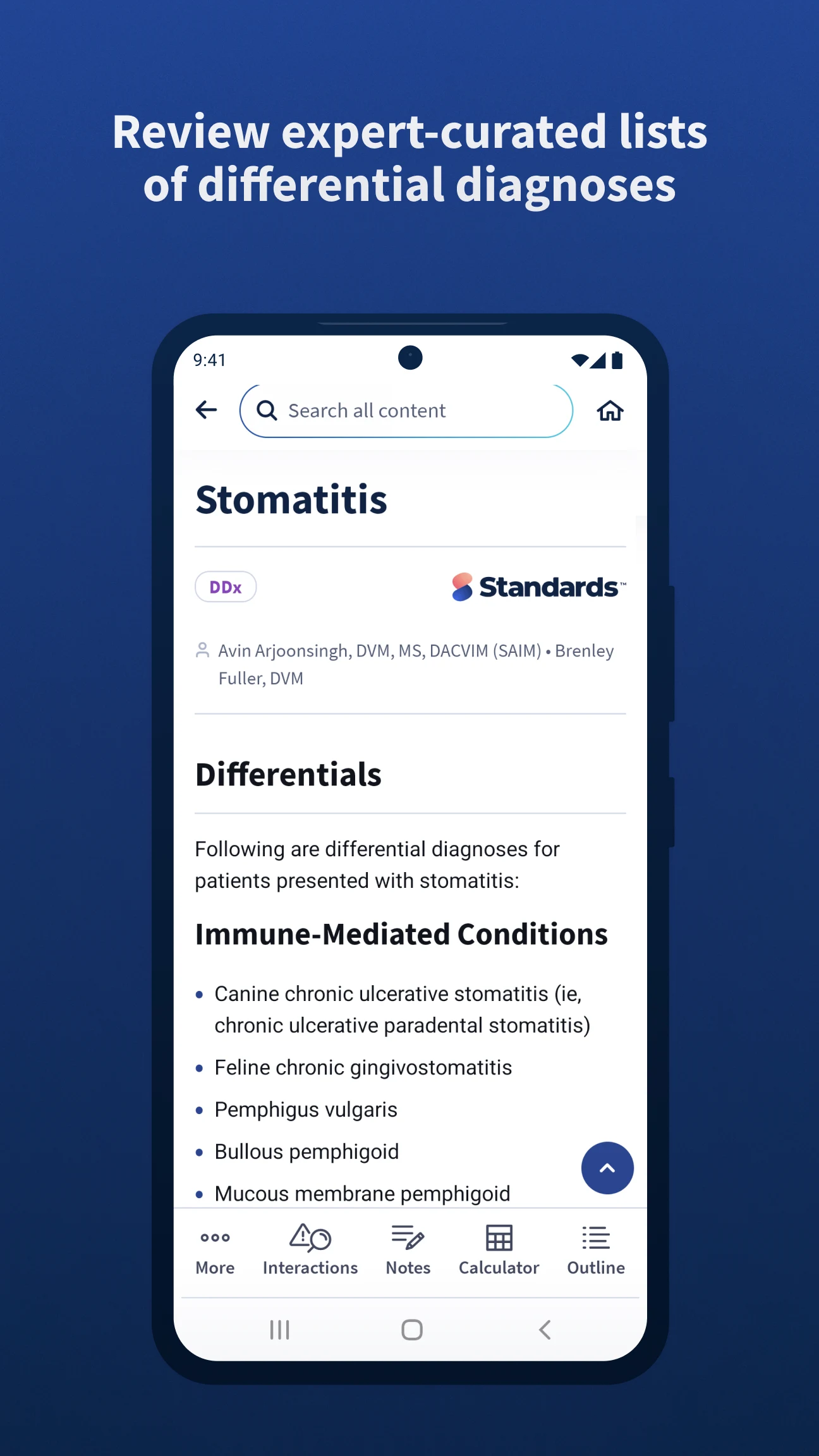 Plumb's | Standards screenshot