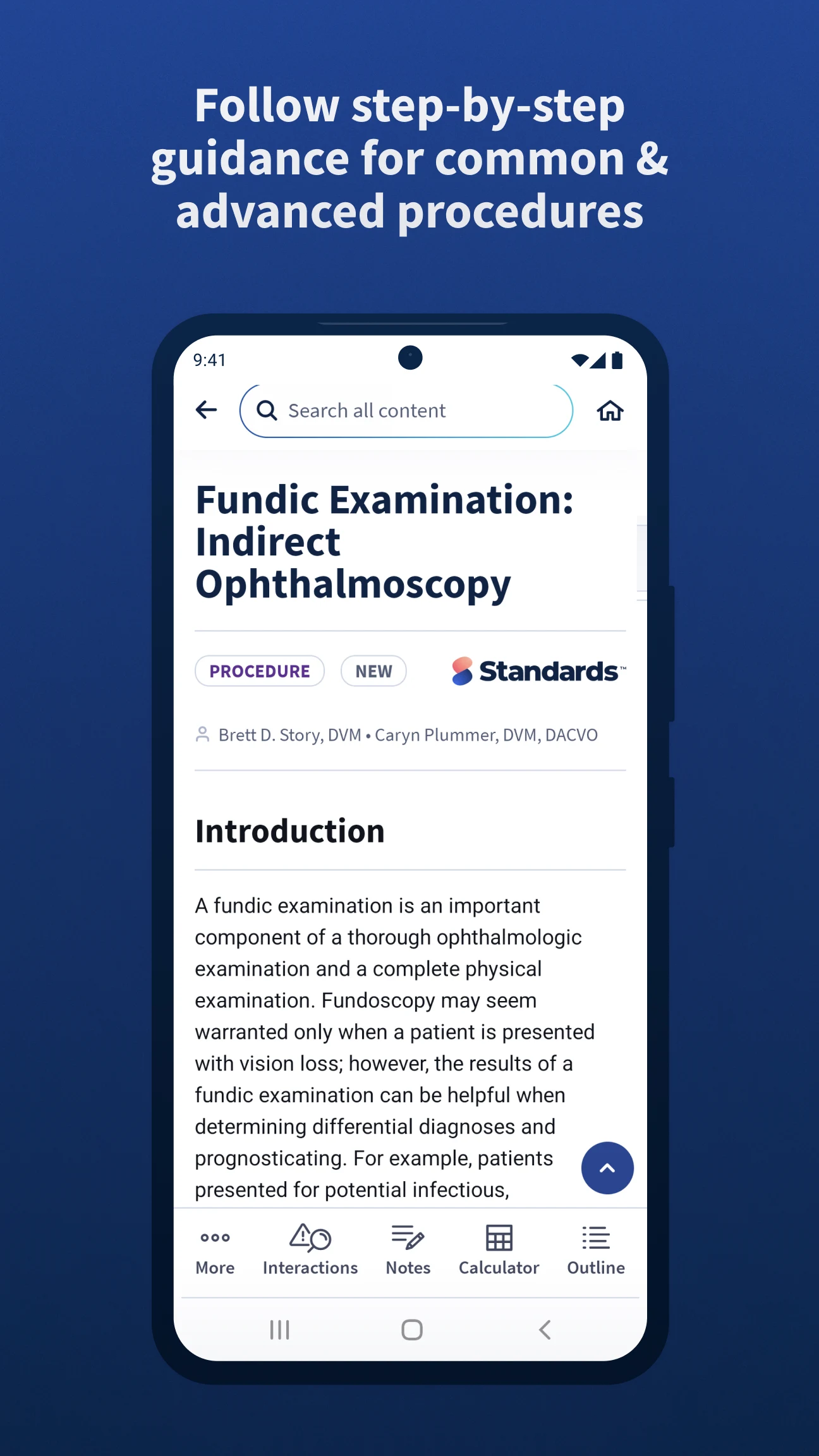 Plumb's | Standards screenshot