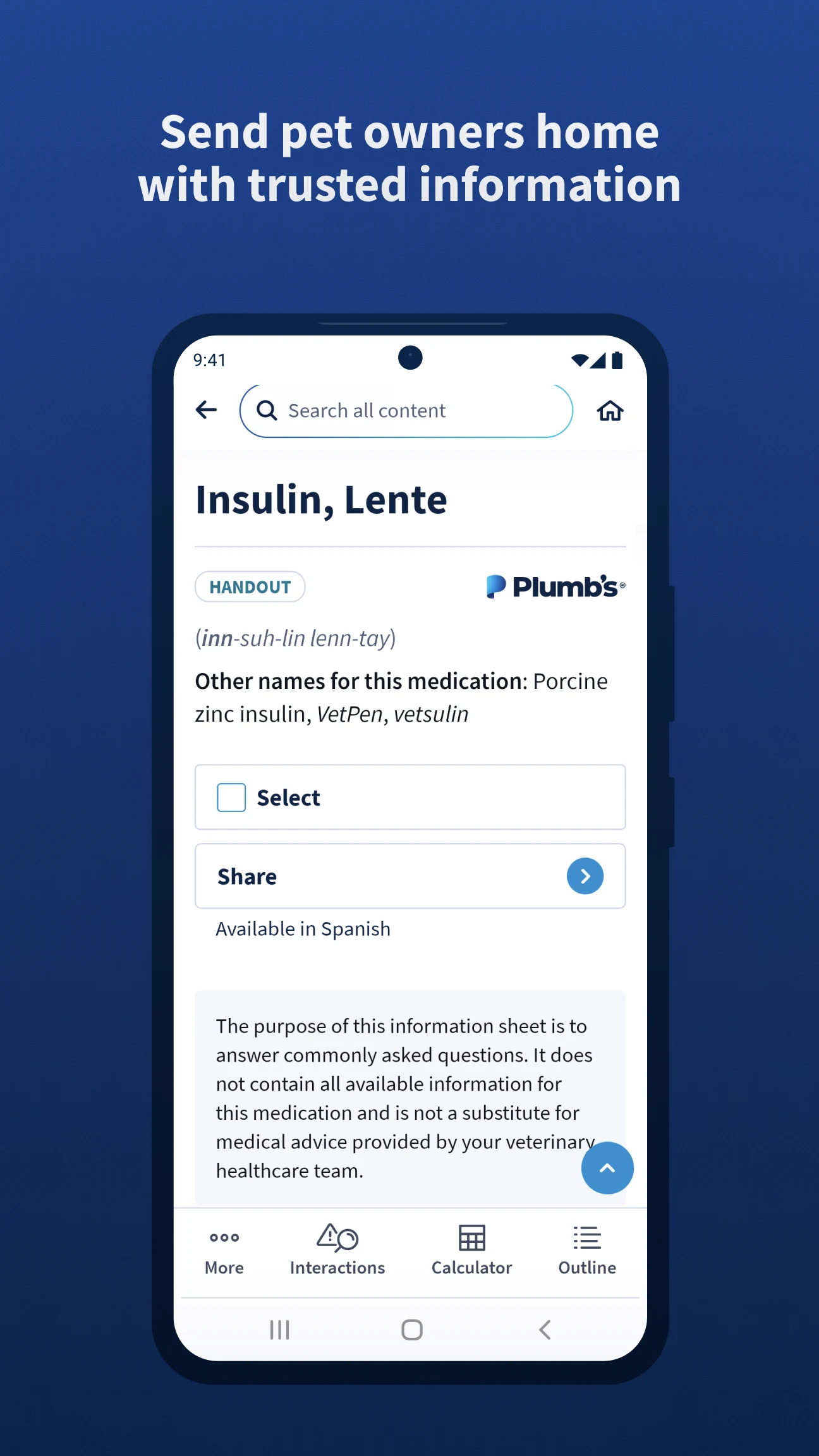 Plumb's | Standards screenshot